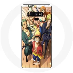 MANIACASE Coque pour Samsung Galaxy Note 9 One Piece Luffy Affiche Equipages Man... pas cher