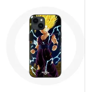 Coque pour Iphone 14 Dragon ball z Super SSJ2 Gohan Maniacase pas cher