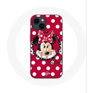 Coque pour Iphone 14 Minnie Mouse Dessin animé Rouge Maniacase pas cher