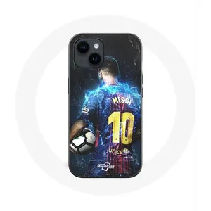 Comparateur de prix : Coque pour Iphone 14 - Maniacase - Lionel Messi - Souple - Noir - FCB