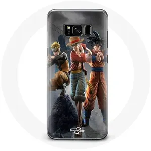 Coque pour Samsung Galaxy S8 Sangoku naruto Luffy one piece Dragon Ball z 3D Anime manga Maniacase pas cher
