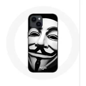 Coque pour Iphone 14 Nous Sommes Légion Masque Anonyme Maniacase pas cher
