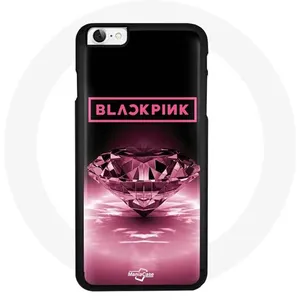 Coque pour Iphone 6 Wallpaper diamante Blackpink Kpop Logo Rose Maniacase pas cher