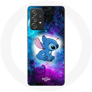 MANIACASE Coque pour Samsung Galaxy A52 5G Stitch Ohana Citation Espace Coloré M... pas cher