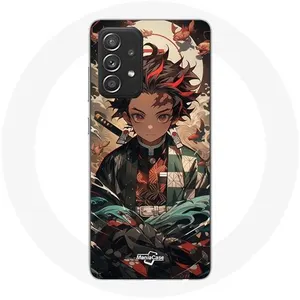 Coque pour Samsung Galaxy A52 5G Demon Slayer Tanjiro Anime Manga Maniacase pas cher