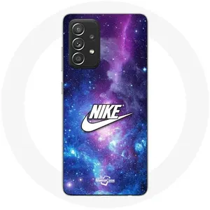 Coque pour Samsung Galaxy A52s 5G Nike Logo Blanc Espace Coloré Maniacase pas cher