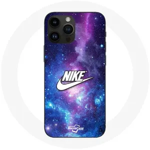 Coque pour Iphone 14 Pro Nike Logo Blanc Espace Coloré Maniacase pas cher