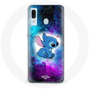 Coque - Maniacase - Galaxy A20e - Stitch Ohana - Souple - Coloré pas cher