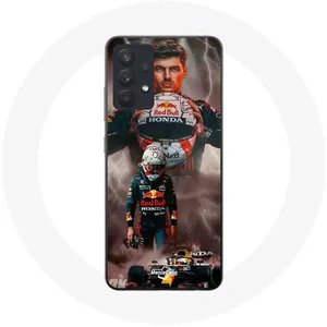 Coque pour Samsung Galaxy A13 5G Formule 1 Max Verstappen Casque F1 Maniacase pas cher