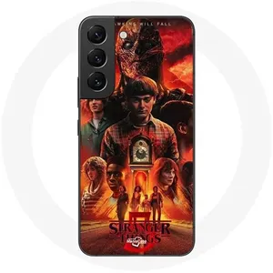 Comparateur de prix : Coque pour Samsung Galaxy S21 FE Stranger Things Affiche Saison 5 Mani...
