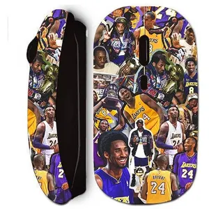 Souris noir sans fil Maniacase, kobe bryant all generations champion NBA pas cher