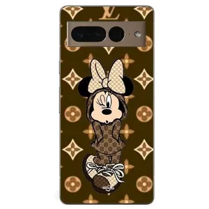 MANIACASE Coque Google Pixel 7 Pro minnie Disney Lv marron pas cher