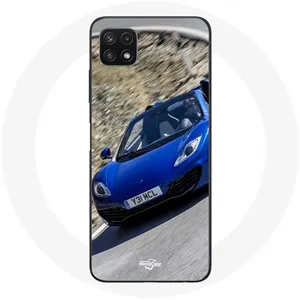 Coque pour Samsung Galaxy A22 5G Formule 1 McLaren Voiture Bleu Maniacase pas cher