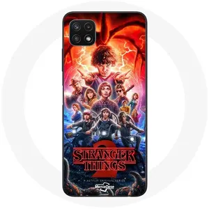 MANIACASE Coque pour Samsung Galaxy A22 5G Stranger Things Affiche Saison 2 pas cher