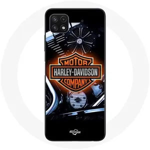 Coque pour Samsung Galaxy A22 5G Harley Davidson MotoCycles logo Maniacase pas cher