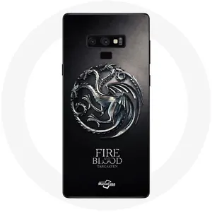 Comparateur de prix : Coque pour Samsung Galaxy Note 9 Game Of Thrones Targaryen de feu et d...