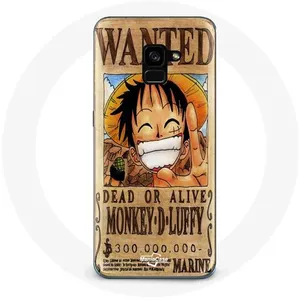 Coque pour Samsung Galaxy A8 Plus One Piece Manga Luffy affiche de recherche Maniacase pas cher