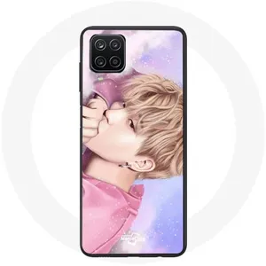 Coque pour Samsung Galaxy A12 BTS Bangtan Garçon Jimin Fanart Maniacase pas cher
