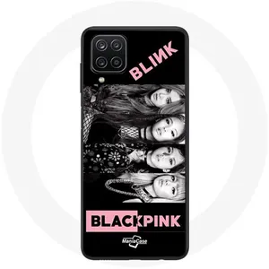 Coque pour Samsung Galaxy A12 Blackpink Square One Album Affiche Chanson BOOMBAYAH Maniacase pas cher
