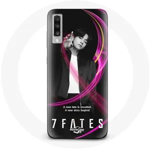 Coque pour Samsung Galaxy A50 Bangtan Sonyeondan 7 Fates Chakho Avec BTS V Concept Photo Maniacase pas cher
