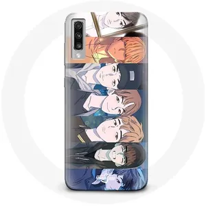 Coque pour Samsung Galaxy A50 Bangtan Sonyeondan 7 Fates Chakho Avec BTS Hosu Haru Hwan Zeha Jooan Cein Dogeon Maniacase pas cher