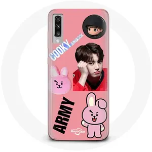 Coque pour Samsung Galaxy A50 BTS Bangtan Garçon BT21 Cooky Jungkook ARMY Maniacase pas cher