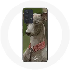 Coque pour Samsung Galaxy A13 4G / A13 4G Lite Lévrier greyhound Gris Maniacase pas cher