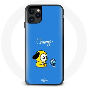 Coque pour Iphone 13 Mini Bangtan BTS BT21 Chimmy Jimin Fond Bleu Maniacase pas cher