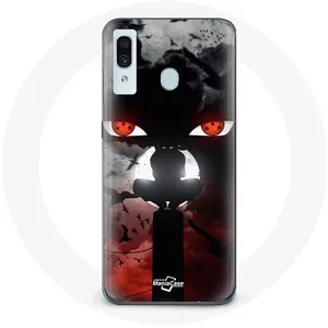 Coque pour Samsung Galaxy A20e Itachi Uchiwa Naruto Anime art Maniacase pas cher