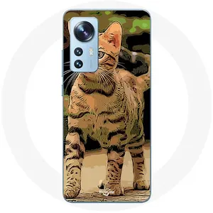 Coque pour Xiaomi Mi 12 / 12X Bengal Race de chats dessin Animé Maniacase pas cher