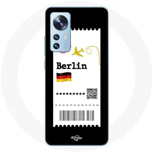 Coque pour Xiaomi Mi 12 / 12X Billet d'avion Berlin Maniacase pas cher