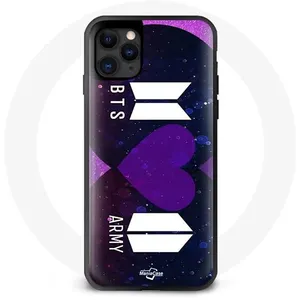 Coque pour Iphone 13 Bangtan Sonyeondan Logo BTS Et Logo ARMY I Purple You Maniacase pas cher