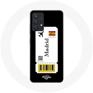 Coque pour Samsung Galaxy A13 4G / A13 4G Lite Billet d'avion Madrid Espagne Maniacase pas cher
