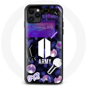 Coque pour Iphone 13 Pro Bangtan Sonyeondan BTS Logo Army Bomb Lightstick Maniacase pas cher