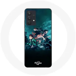 Coque pour Samsung Galaxy A13 4G / A13 4G Lite Demon Slayer Manga Tanjiro et Nezuko Maniacase pas cher