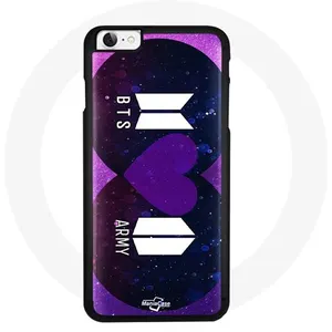 Coque pour Iphone 4 Bangtan Sonyeondan Logo BTS Et Logo ARMY I Purple You Maniacase pas cher