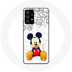 Coque pour Samsung Galaxy A13 4G / A13 4G Lite Mickey Mouse Fleurs Coeurs Maniacase pas cher