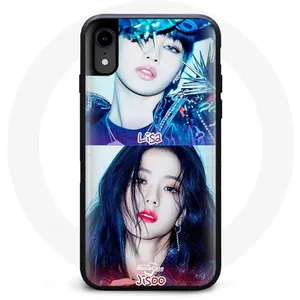 Coque pour Iphone XR Blackpink Groupe K-pop Filles Lisa et Jisoo Loves... pas cher