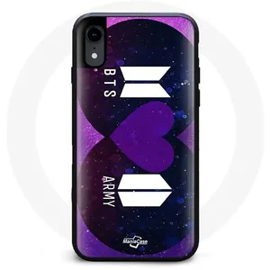 Coque pour Iphone XS Max Bangtan Sonyeondan Logo BTS Et Logo ARMY I Purple You Maniacase pas cher