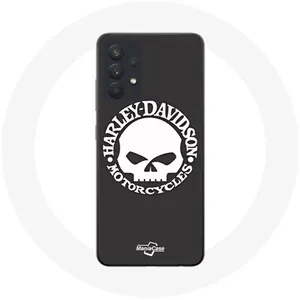 Coque pour Samsung Galaxy A13 4G / A13 4G Lite Harley Davidson Motors Tete de mort Maniacase pas cher