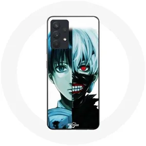 Coque pour Samsung Galaxy A13 4G / A13 4G Lite Tokyo Ghoul Visage Moitié Maniacase pas cher