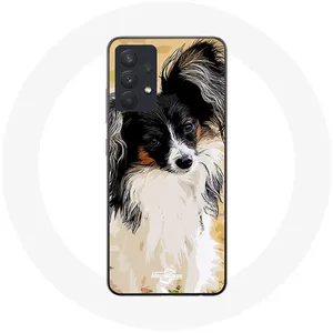 Coque pour Samsung Galaxy A13 4G / A13 4G Lite Épagneul japonais Noir et Blanc Race de chiens Maniacase pas cher