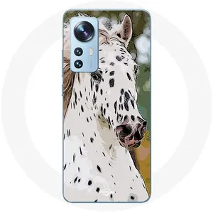 Coque pour Xiaomi Mi 12 / 12X Appaloosa Cheval blanc Maniacase pas cher