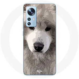 Coque pour Xiaomi Mi 12 / 12X Samoyède Gris Race de chiens Maniacase pas cher