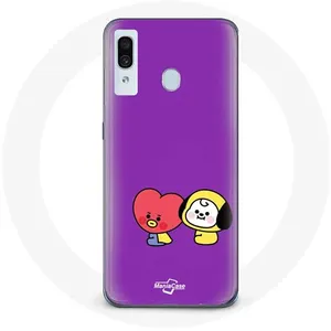Coque pour Samsung Galaxy A20e BTS Bangtan Sonyeondan BT21 Tata V Chimmy Jimin Maniacase pas cher
