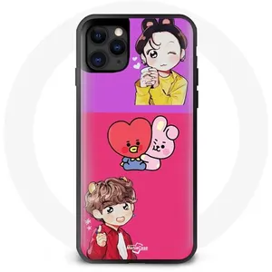 Coque pour Iphone 11 Pro BTS BT21 Cooky Et Tata Bangtan V Et Jungkook Fanart Maniacase pas cher