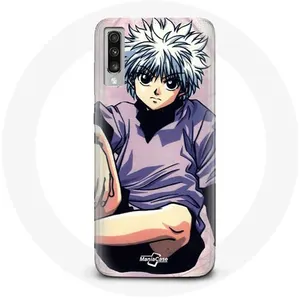 Coque pour Samsung Galaxy A70 Killua Zoldyck Hunter x Hunter flash Ani... pas cher