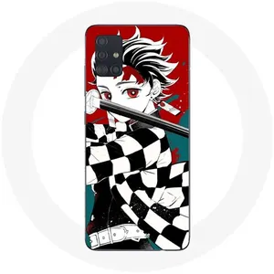 Coque pour Samsung Galaxy A71 Tanjiro Demon Slayer Kimetsu no Yaiba Anime Maniacase pas cher