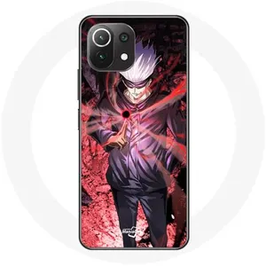 MANIACASE Coque pour Xiaomi Mi 11 Lite Satoru Gojo Jujutsu Kaisen Manga art pas cher