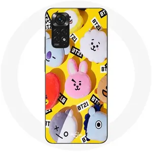 Coque pour Xiaomi Redmi Note 11S 4G BTS Bangtan Sonyeondan BT21 Tata Chimmy Cooky Rj Shooky Koya Mang Et Van Maniacase pas cher